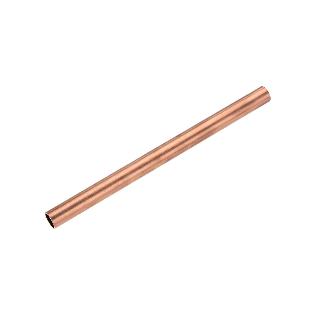uxcell Copper Round Tube, 14mm OD 1mm Wall Thickness 200mm/7.87" Length Straight Pipe Tubing