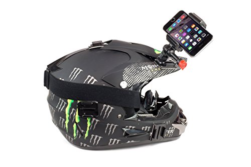 iPhone 4, 5, 6, Sticky Adhesive Helmet Camera Mount for POV Action Videos GoPro Compatible