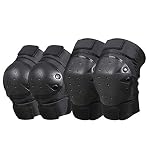 1 Pair Cycling Knee Brace and Elbow Guards Bicycle MTB Bike Motorcycle Riding Knee Support Protective Pads Guards Outdoor Sports Cycling Knee Protector Gear