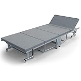 ROBDAE Folding Camping Bed Folding Camping Cot Folding Bed Portable Chaise Lounges for Office Balcony Garden Beach Camping Bed