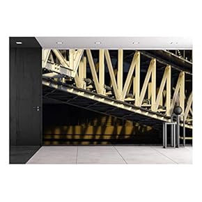 Jr Osaka Station Roof Steel Structure - Removable Wall Mural | Self-Adhesive Large Wallpaper - 66x96 inches