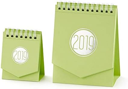 Baidercor 2019 Chinese Small Desk Calendar Green