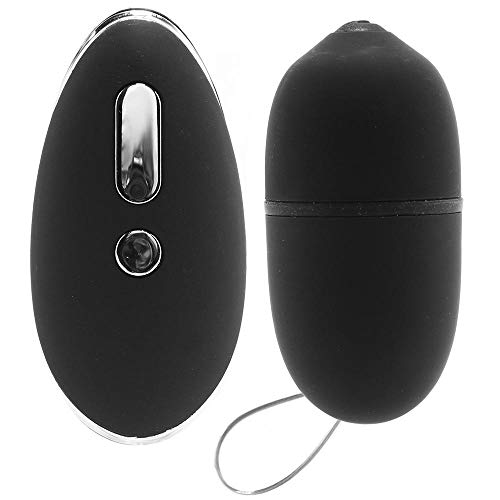 Happy Rabbit USB Rechargeable Waterproof Remote Control Egg, Black, 200 g