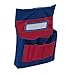 Pacon Pocket Chart, Chair Storage, Blue & Red, 18-1/2