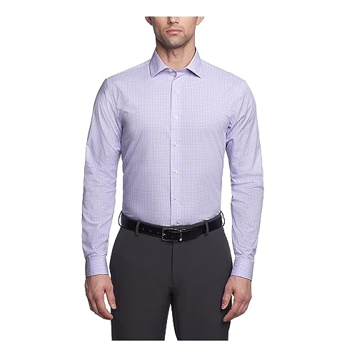 Kenneth Cole Unlisted Mens Dress Shirt Slim Fit Check