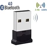 Bluetooth USB Adapter , Bluetooth 4.0 USB Dongle, Low Energy for PC, Wireless Dongle, for Stereo Music, VOIP, Keyboard, Mouse, Support All Windows 10 8.1 8 7 XP vista
