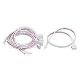 uxcell XH2.54 3 Pins Single End Female Connector Tinned Wire Cable 300mm 6pcs