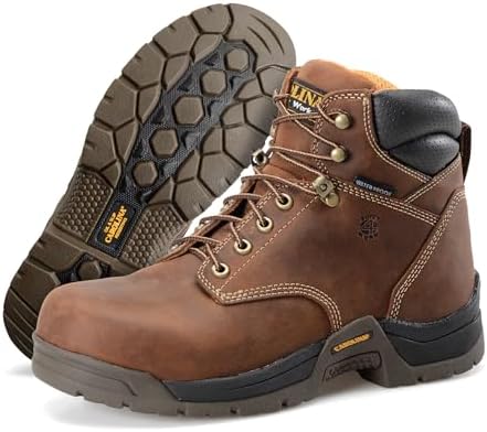 Carolina‎ CA3536 Mens Waterproof Work Boots Brown Leather Steel Toe EH Size 9.5 Carolina Men main image 3