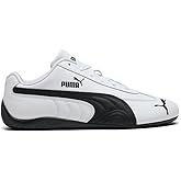 PUMA Mens Speedcat Full Leather Lace Up Sneakers Shoes Casual - White