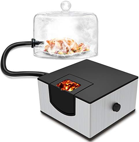 Wancle 燻製器 スモーキングガン 食用燻製器 ポータブル 燻製機 自宅や屋外バーベキューなど 蓋 ウッドチップは含まない シルバー Wancle 燻製器 スモーキングガン 食用燻製器 ポータブル 燻製機 自宅や屋外バーベキューなど 蓋 ウッドチップは含まない シルバー