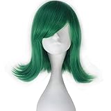 Miss U Hair Girl Adult Synthetic Short Wavy Green Hair Anime Cosplay Costume Wig C282