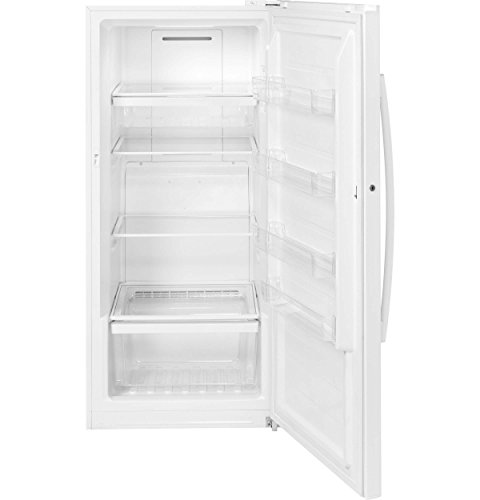 2 GE+FUF14DLRWW+White+Upright+Freezer