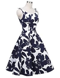 PAREJA DE HADAS Vestido de fiesta Rockabilly con lazo de los años 50, retro, con lunares