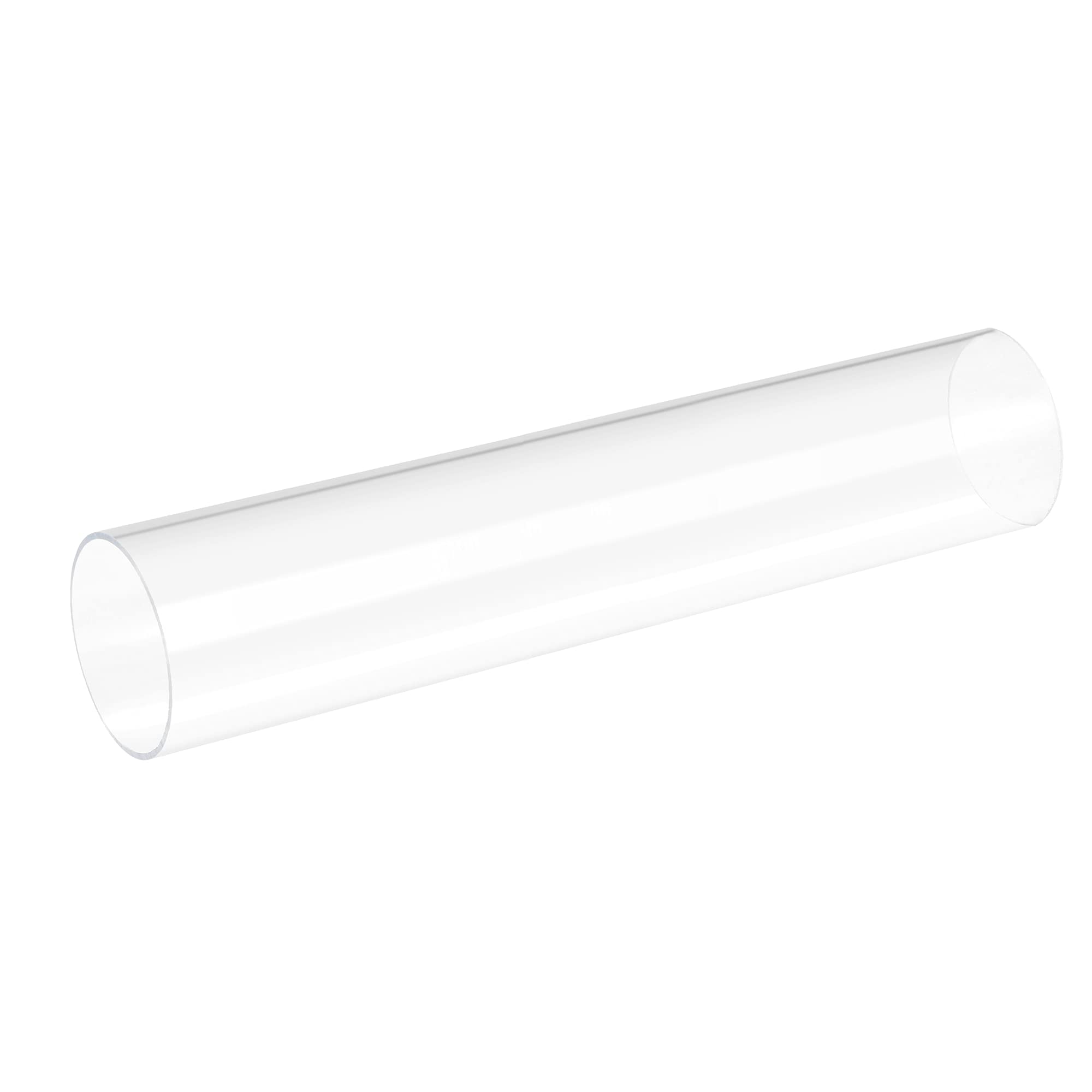sourcing map Acrylic Pipe Rigid Round Tube Clear 36mm ID 40mm OD 200mm for Lamps and Lanterns,Water Cooling System 2pcs — image 1