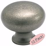 Amerock BP771-WN Traditional Classic Legacy Weathered Nickel Cabinet Hardware Knob - 1-1/4