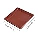 Yardwe 10 PCS Square Plastic Plant Saucer Tray Plant Pot Saucer Flower Pot Tray for Garden Potted Water Drips and Soil 5.9 x 5.9 x 1.1 Inch (Red)thumb 4
