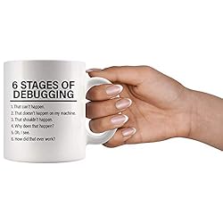 Stages Of Debugging Computer Programmer Gift Funny