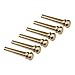 Kmise Z5246H6 6 Piece Brass Acoustic Guitar Bridge Pins (