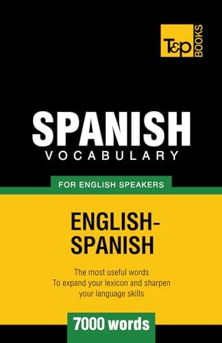 Spanish vocabulary for English speakers - 9000 words (American