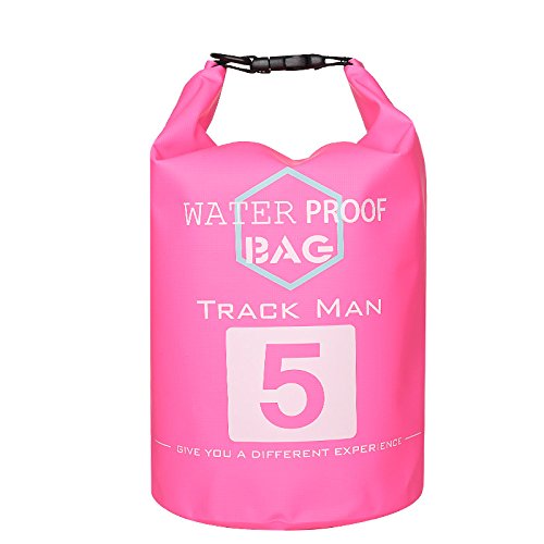 Track Man 2L/5L/15L/20L 500D Dry Bag Sack, Waterproof Floating Dry Gear Bags for Boating, Kayaking, Fishing, Rafting, Swimming and Camping