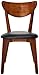 Coaster 105362 Home Furnishings Side Chair (Set of 2), Dark Walnut