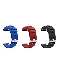 Leefrei   Correa de repuesto para reloj inteligente Garmin Fenix 5X Fenix 5X Plus, Fenix 3 Fenix 3 HR (silicona), Paquete de 6
