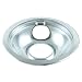Whirlpool W10196405RW Universal 8-Inch Drip Bowl and Ring, Chrome primary