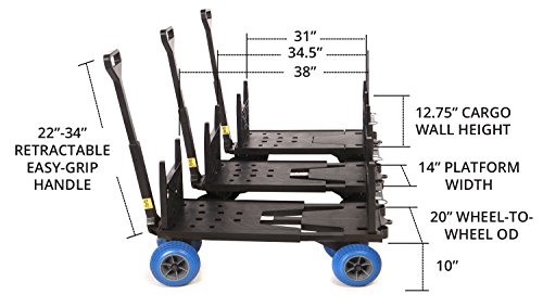 Equipment Carts and Wagons Rolling 4 Wheel Pull behind Cooler Ice Chest Garden Cart