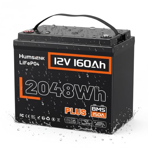 HumsiENK 12V 160Ah LiFePO4 Battery