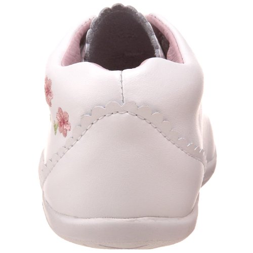 Stride Rite Girls SRT Emilia First Walker Shoe, White, Toddler
