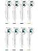 Oral B Replacement Brush Heads for Braun Oral-B Electric Toothbrush 4 Floss Action Heads Plus 4 Precision Clean Heads by Toptheway