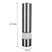 Pepper Grinder Stainless Steel Automatic Battery Operated Salt Mill with Adjustable Ceramic