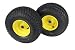 (Set of 2) 15x6.00-6 Tires & Wheels 4 Ply for Lawn & Garden Mower Turf Tires .75" Bearing ATW-003 primary