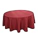 HIGHFLY Linen Round Tablecloth 60 Inch Waterproof Wine Tablecloth for Home Kitchen Dining Room