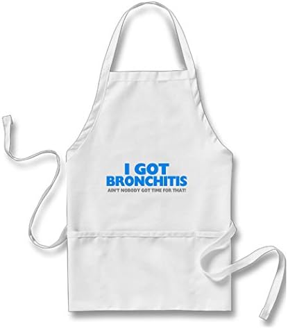 ShowMore Vintage Apron I Got Bronchitis Ain't Nobody Got Time For T Waist Aprons
