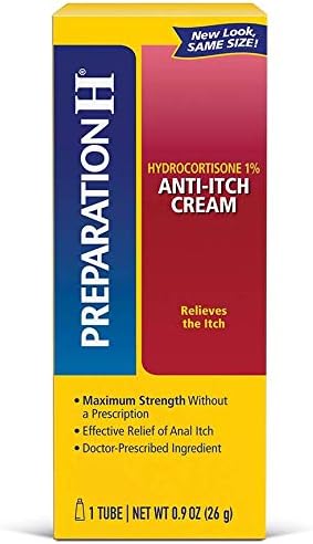 Special pack of 6 -PREPARATION H CREAM MAX 0.01 .9OZ PFIZER CONS HEALTHCARE