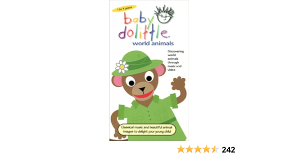 Amazon Com Baby Dolittle World Animals Vhs Baby Einstein Movies Tv