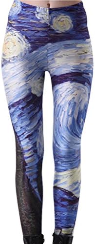 SUNY BLACK Fashion Women Graphics Print High Waist Workout Pants Sexy Sport Legging 4XL