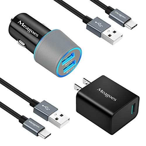 Meagoes Fast Charger Kit, Compatible for LG G8 ThinQ/G7 ThinQ/G6
