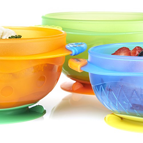 Munchkin Stay Put Suction Bowl, 3 Count