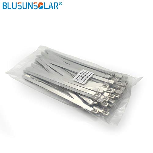 1000 pcs/Lot 4.6 x 300MM (Thickness:2.5mm) Wide Stainless Steel Sprayed Cable Tie