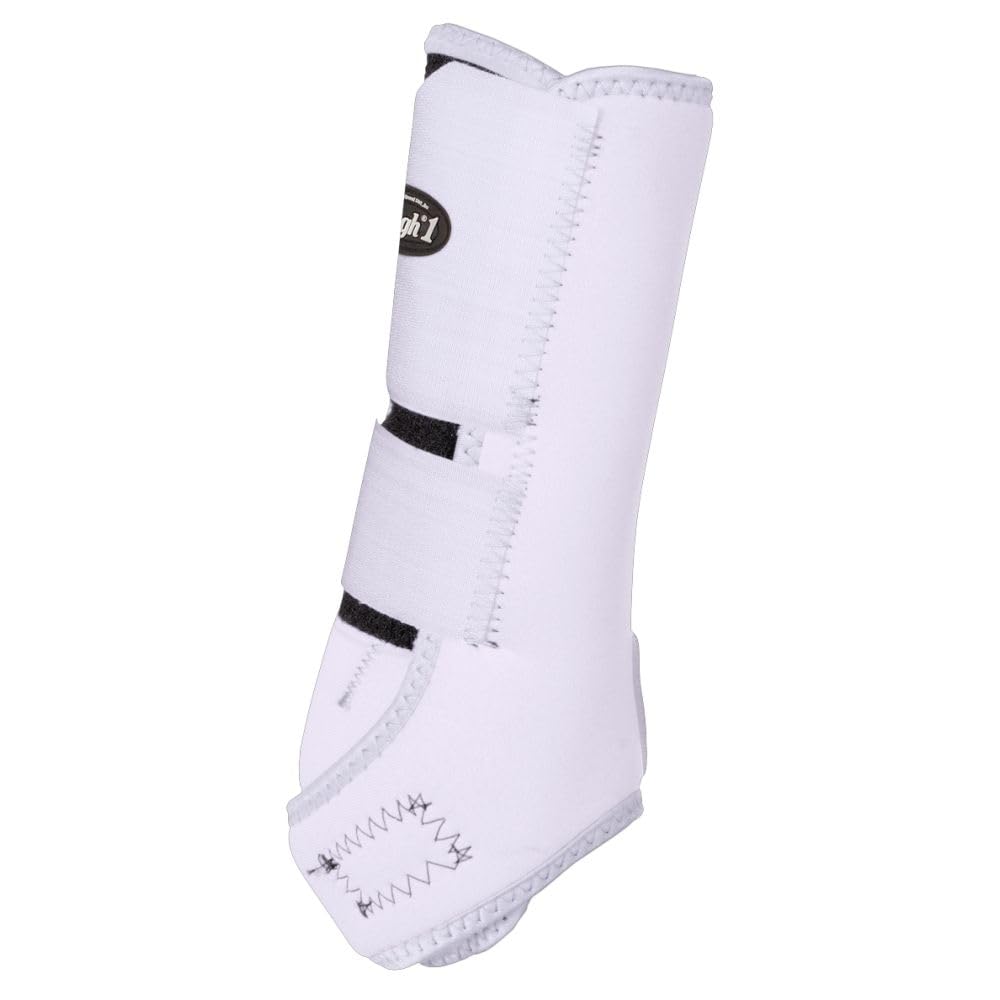 Tough 1 Economy Vented Front Sport Boots, White, Medium