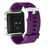 Fitbit Blaze Accessories Bands, AK Adjustable Durable Replacement Wristbands Strap for Fitbit Blaze Smart Fitness Watch [with Metal Clasp]