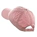 Mega Cap Low Profile Velcro Adjustable Cotton Twill Cap,L Pink