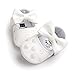 Itaar Baby Girl Moccasins Bow PU Leather Heart Embroidered Soft Soled Shoes for Infants Toddlers