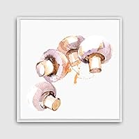 Framed Canvas Wall Art Vegetables Theme Design Canvas Prints Home Artwork Decoration for Living Room,Bedroom - 16x16 inches