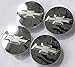 Haocc Loud Autocaps Gosweet CV075 4X Four Pieces Chrome Wheel Center Hub Cap for Chevy 2005-2013 Chevrolet 3.25