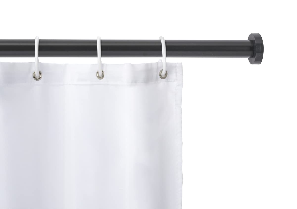WENKO Luz Telescopic Shower Rail 110-185cm Black