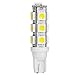 Anxingo T10 921 194 Wedge RV Trailer LED Super Bright Warm White Bulbs 13-5050 SMD LED DC 12V (Pack of 10)