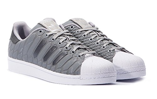 Adidas Men Superstar - Xeno Gray Lite Onix SUPCOL FTWWHITE Size 6.0 US
